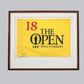 Personalised Flag Display Frame, with text box. Traditional Range - PhotoFramesandMore - Wooden Picture Frames