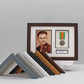 Personalised Military Medal display Frame for One Medal and a 6x4" Photograph. A4. War Medals. - PhotoFramesandMore - Wooden Picture Frames