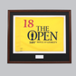 Personalised Flag Display Frame, with text box. Traditional Range - PhotoFramesandMore - Wooden Picture Frames
