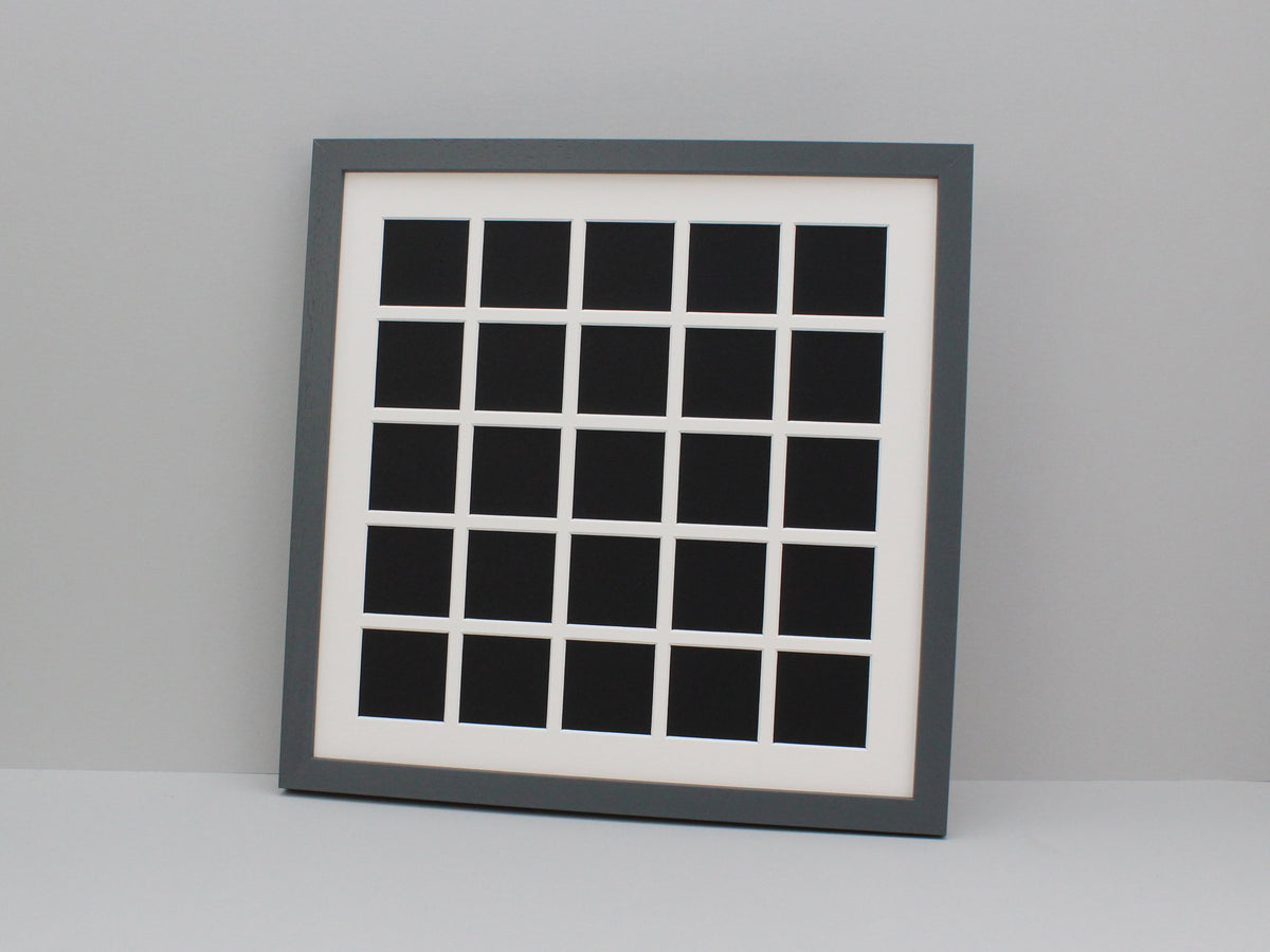 Instax Square Photo Frame. Holds Twenty-Five Photos. 40x40cm. - PhotoFramesandMore - Wooden Picture Frames