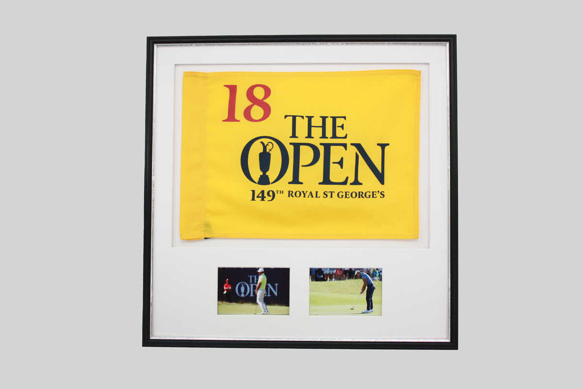 Golf Flag Display Frame, with Two 6x4" Photos.  Traditional Range.