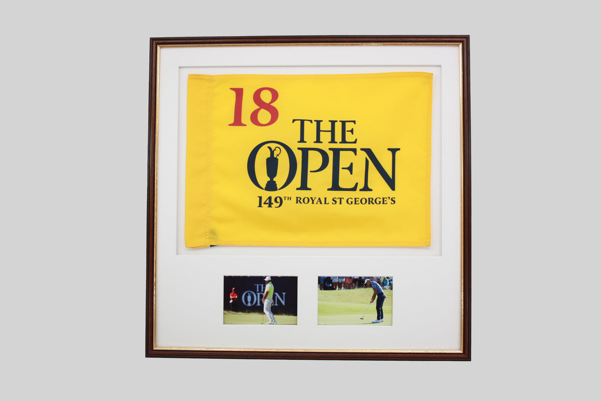 Golf Flag Display Frame, with Two 6x4" Photos.  Traditional Range.
