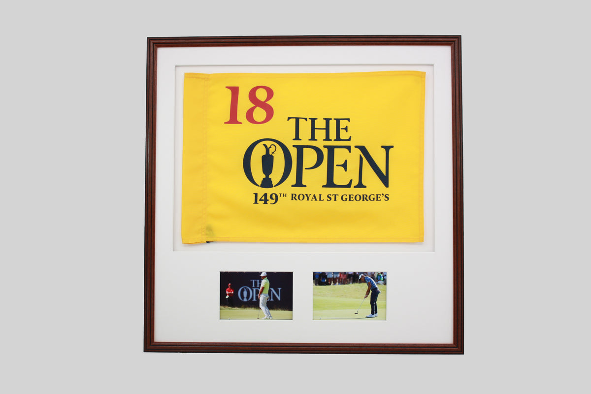 Golf Flag Display Frame, with Two 6x4" Photos.  Traditional Range.