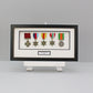 Personalised Military Medal display Frame for Five Medals. 20x40cm. | Service Medal | War Medal | WW1 | WW2 - PhotoFramesandMore - Wooden Picture Frames