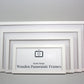 White Panoramic Picture Frames - Studio Range - PhotoFramesandMore - Wooden Picture Frames