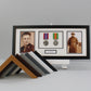 Personalised Military and Service Medal display Frame for Two Medals and two 6x4" Photographs. 20x50cm. Handmade. War Medals. - PhotoFramesandMore - Wooden Picture Frames