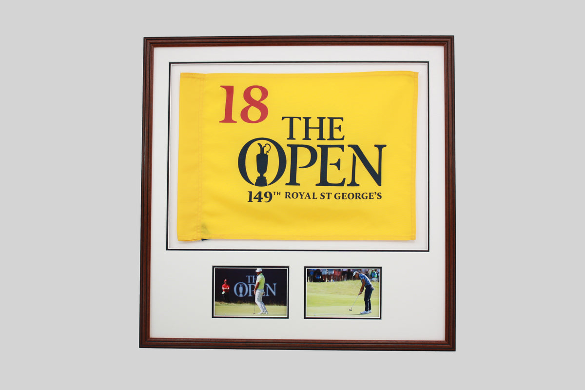 Golf Flag Display Frame, with Two 6x4" Photos.  Traditional Range.