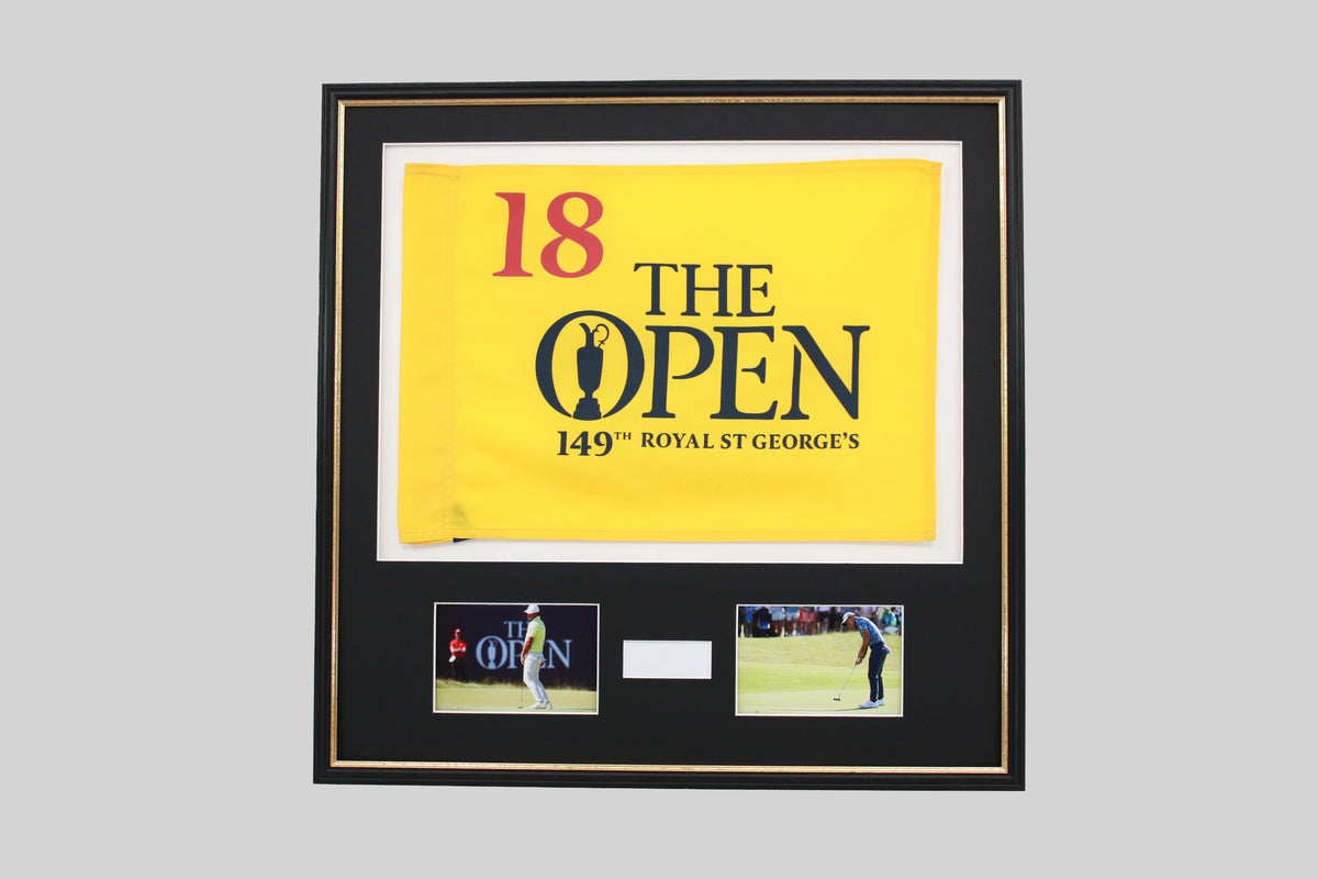 Personalised Flag Display Frame, with text box and Photos. Traditional Range