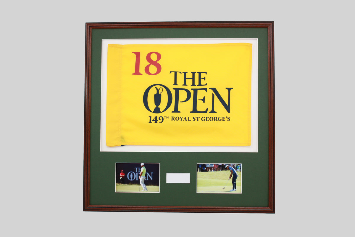 Personalised Flag Display Frame, with text box and Photos. Traditional Range
