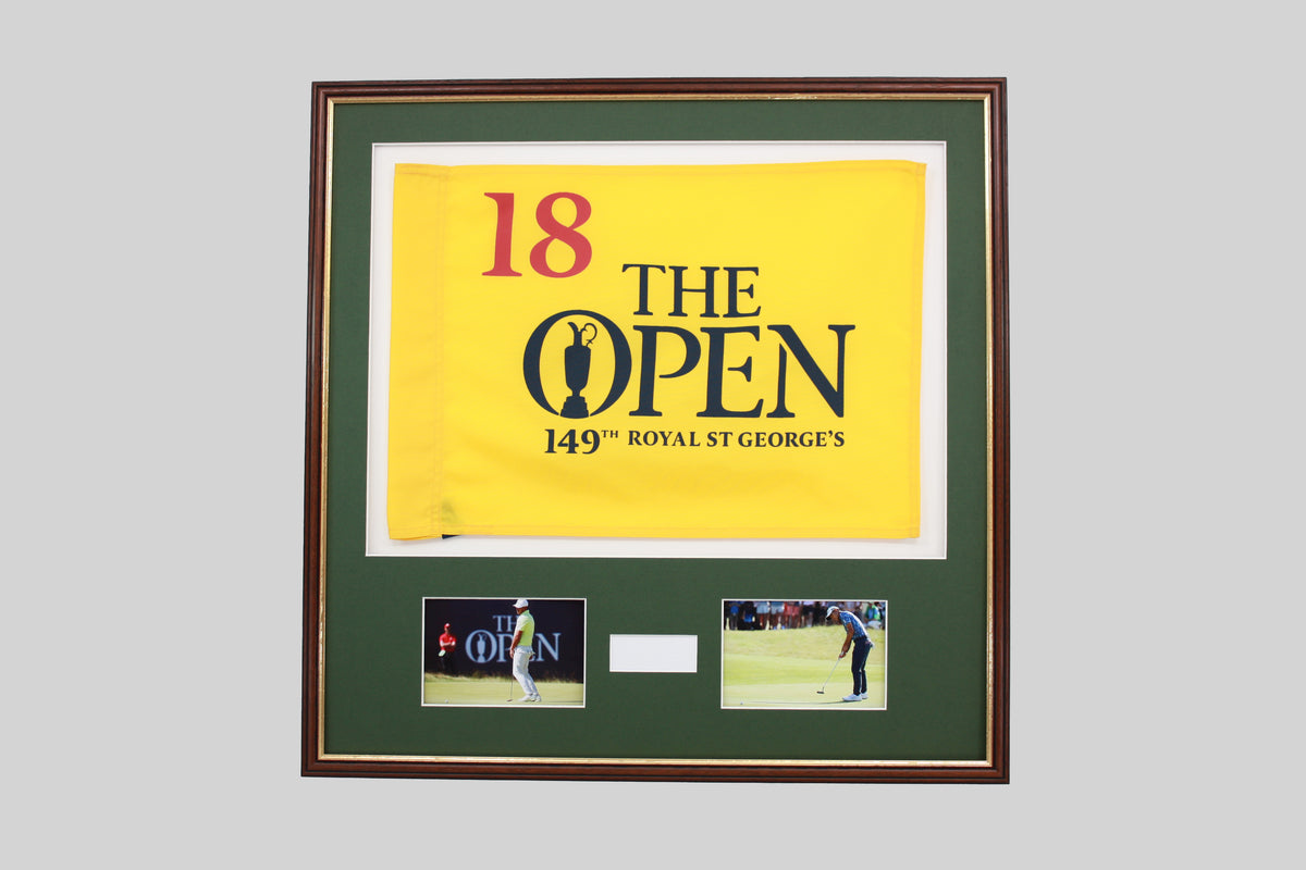 Personalised Flag Display Frame, with text box and Photos. Traditional Range