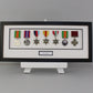 Personalised Military and Service Medal display Frame for Seven Medals. 20x50cm. Service Medals | War Medals | WW1 | WW2 | Wall Hanging - PhotoFramesandMore - Wooden Picture Frames