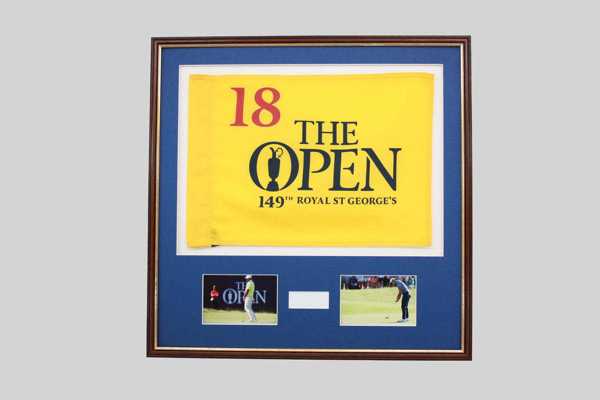 Personalised Flag Display Frame, with text box and Photos. Traditional Range