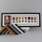 Military and Service Medal display Frame for Eight Medals and a 6x4" Photograph. 20x60cm. Handmade by Art@Home. War Medals. WW1. WW2. - PhotoFramesandMore - Wooden Picture Frames