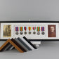 Military Medal display Frame for Seven Medals and two 6x4" Photos
