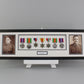 Personalised Military Medal display Frame for Seven Medals and two 6x4" Photographs. 20x70cm.  War Medals. - PhotoFramesandMore - Wooden Picture Frames