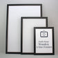 Black A-Size Frames - A1, A2, A3, A4 Size Wooden Poster Frame - PhotoFramesandMore - Wooden Picture Frames