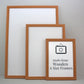 Oak Colour A-Size Frames - A1, A2, A3, A4 Size Wooden Poster Frame - PhotoFramesandMore - Wooden Picture Frames