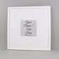 Wedding Signing Frames. 50x50cm. With 8x8inch Aperture for personalised Name/Quote or for a Photo. Wedding Guestbook. - PhotoFramesandMore - Wooden Picture Frames
