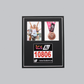 Medal display Frame with Apertures for Bib  &  Photo. Traditional Range. - PhotoFramesandMore - Wooden Picture Frames
