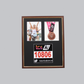 Medal display Frame with Apertures for Bib  &  Photo. Traditional Range. - PhotoFramesandMore - Wooden Picture Frames