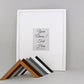 Wedding Signing Frames. 40x50cm. With 8x6" Aperture for personalised Name/Quote or for a Photo. Wedding Guestbook. Handmade by Art@Home. - PhotoFramesandMore - Wooden Picture Frames