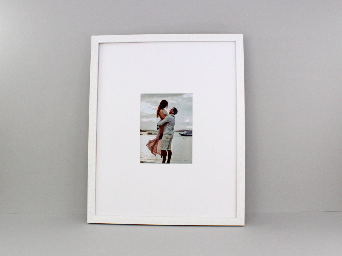 Wedding Signing Frames. 40x50cm. With 8x6" Aperture for personalised Name/Quote or for a Photo. Wedding Guestbook. Handmade by Art@Home. - PhotoFramesandMore - Wooden Picture Frames