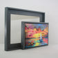 Dark Grey - Wooden Tray Frames. 22mm Deep. Standard Size. Floating Effect Frames for Canvases. - PhotoFramesandMore - Wooden Picture Frames