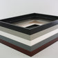 Pale Grey - Wooden Tray Frames. 22mm Deep. Standard Size. Floating Effect Frames for Canvases. - PhotoFramesandMore - Wooden Picture Frames