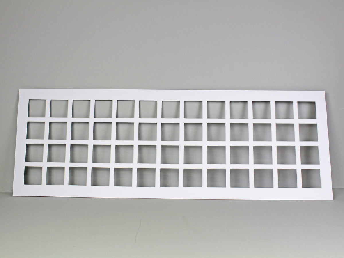 Instax Square Photo Mount. To Suit Fifty-Two 62mmx62mm sized Photos. Outer Mount size 35x100cm. Portrait or Landscape.