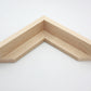 Oak Colour - 40mm Deep Canvas Tray Frames.  Standard Sizes. Floating Effect Frames for Canvases. - PhotoFramesandMore - Wooden Picture Frames