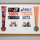Personalised Double Medal Display frame. Landscape Photos. - PhotoFramesandMore - Wooden Picture Frames