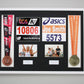 Personalised Double Medal Display frame. Landscape Photos. - PhotoFramesandMore - Wooden Picture Frames