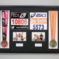 Personalised Double Medal Display frame. Landscape Photos. - PhotoFramesandMore - Wooden Picture Frames