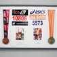 Personalised Double Medal Display frame. Portrait Photos. - PhotoFramesandMore - Wooden Picture Frames