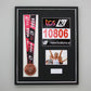 Personalised Medal display Frame with Apertures for Medal, Race Bib, 6x4" Landscape Photo and Text. Traditional Range. - PhotoFramesandMore - Wooden Picture Frames