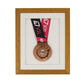Marathon Medal Frame | Stand or Hang | Black or Oak | Wooden | Made in UK