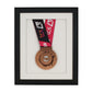 Marathon Medal Frame | Stand or Hang | Black or Oak | Wooden | Made in UK