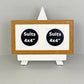 Suits Two 4x4" photos. 15x30cm. Wooden Multi Aperture Frame - PhotoFramesandMore