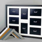 Suits Eight 6x4" Photos. 40x50cm Multi Aperture Photo Frame. - PhotoFramesandMore - Wooden Picture Frames