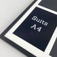 Suits Four A4 Photos / Certificates. 50x70cm. Multi Aperture Photo Frame. - PhotoFramesandMore - Wooden Picture Frames