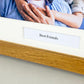 Personalised Mini Caption Frames. Landscape 8x6" Frame with 6x4" Photo.  Handmade by Art@Home in the UK - PhotoFramesandMore - Wooden Picture Frames