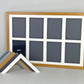 Suits Eight 5x7" photos.40x60cm. Wooden Multi Aperture Photo Frame. - PhotoFramesandMore - Wooden Picture Frames