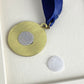 Medal display Frame with Apertures for Swim Cap, Running Bib, Medal and two Photos. 50x50cm. Swimmers | Triathletes | Athletes - PhotoFramesandMore - Wooden Picture Frames