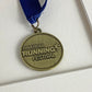 Medal display Frame with Apertures for Swim Cap, Running Bib, Medal and two Photos. 50x50cm. Swimmers | Triathletes | Athletes - PhotoFramesandMore - Wooden Picture Frames
