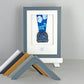 Personalised Sports Medal display Frame with Caption. A4 size. - PhotoFramesandMore - Wooden Picture Frames