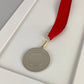 Medal display Frame. For one medal, with full ribbon on show. 20x50cm. - PhotoFramesandMore - Wooden Picture Frames