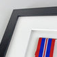 Military and Service Medal display Frame for Four Medals. A4. - PhotoFramesandMore - Wooden Picture Frames
