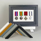 Military and Service Medal display Frame for Four Medals. A4. - PhotoFramesandMore - Wooden Picture Frames