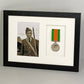 Military and Service Medal display Frame for One Medal and a 6x4" Photograph. - PhotoFramesandMore - Wooden Picture Frames