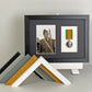 Military and Service Medal display Frame for One Medal and a 6x4" Photograph. - PhotoFramesandMore - Wooden Picture Frames